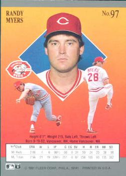 Randy Myers  baseball card collectible - Main Image 2
