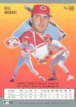 Hal Morris  baseball card collectible - Main Image 2