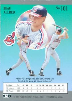 Beau Allred  baseball card collectible - Main Image 2