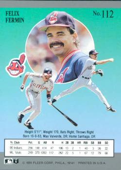 Felix Fermin  baseball card collectible - Main Image 2