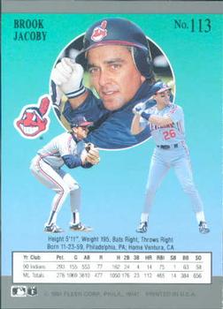 Brook Jacoby  baseball card collectible - Main Image 2