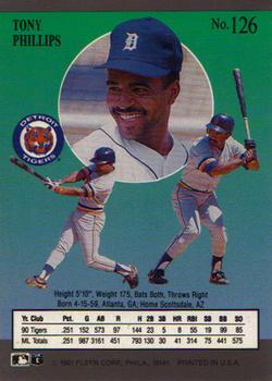 Tony Phillips  baseball card collectible - Main Image 2