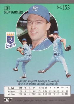 Jeff Montgomery  baseball card collectible - Main Image 2