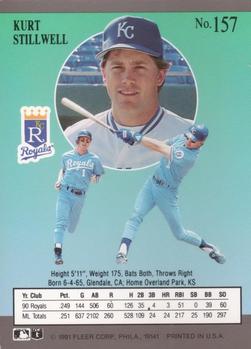 Kurt Stillwell  baseball card collectible - Main Image 2