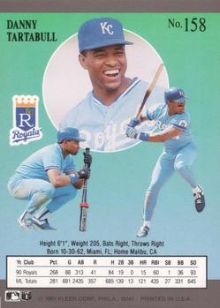 Danny Tartabull  baseball card collectible - Main Image 2