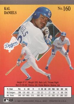 Kal Daniels  baseball card collectible - Main Image 2