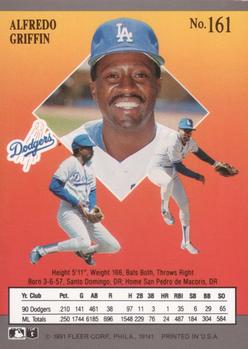 Alfredo Griffin  baseball card collectible - Main Image 2