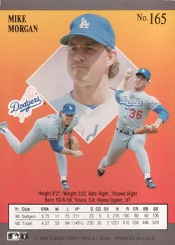 Mike Morgan  baseball card collectible - Main Image 2