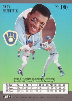 Gary Sheffield  baseball card collectible - Main Image 2