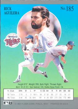 Rick Aguilera  baseball card collectible - Main Image 2