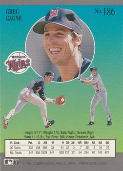 Greg Gagne  baseball card collectible - Main Image 2
