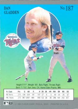 Dan Gladden  baseball card collectible - Main Image 2