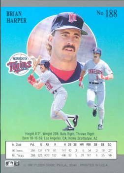 Brian Harper  baseball card collectible - Main Image 2