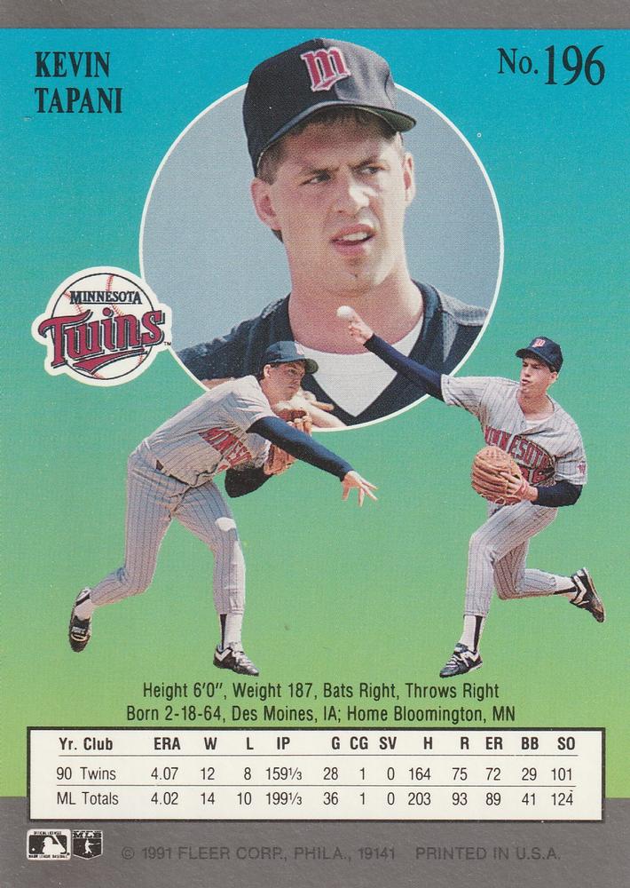 Kevin Tapani  baseball card collectible - Main Image 2