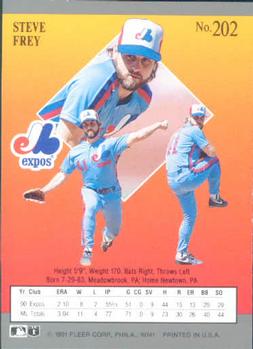 Steve Frey  baseball card collectible - Main Image 2