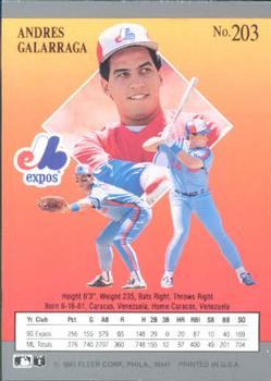 Andres Galarraga  baseball card collectible - Main Image 2