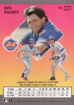 Dave Magadan  baseball card collectible - Main Image 2