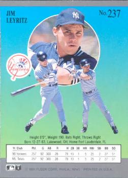 Jim Leyritz  baseball card collectible - Main Image 2