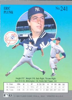 Eric Plunk  baseball card collectible - Main Image 2