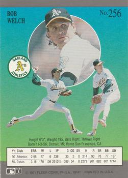 Bob Welch  baseball card collectible - Main Image 2