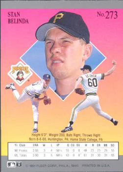 Stan Belinda  baseball card collectible - Main Image 2