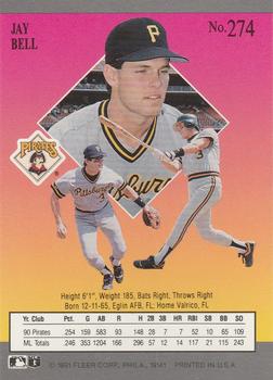 Jay Bell  baseball card collectible - Main Image 2