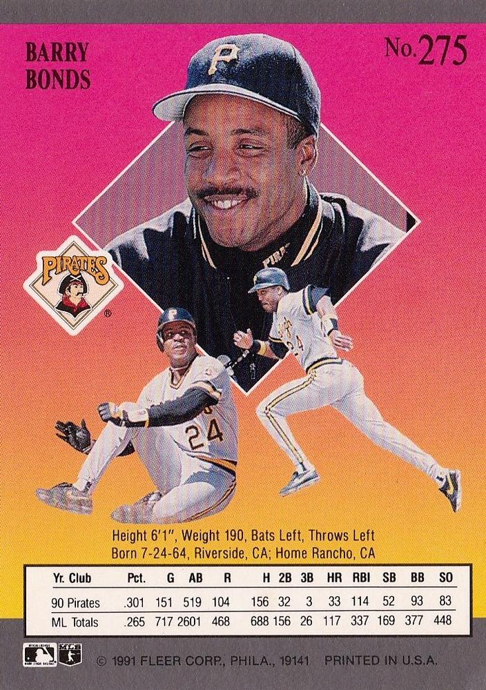 Barry Bonds  baseball card collectible - Main Image 2