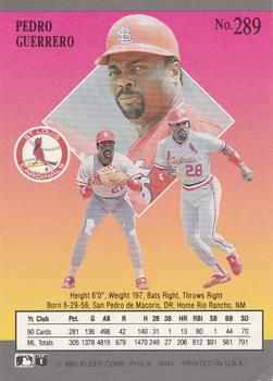 Pedro Guerrero  baseball card collectible - Main Image 2