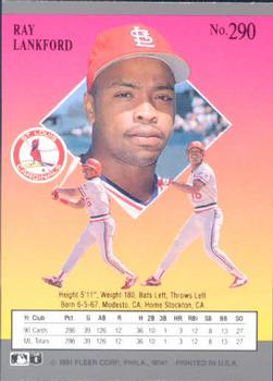 Ray Lankford  baseball card collectible - Main Image 2