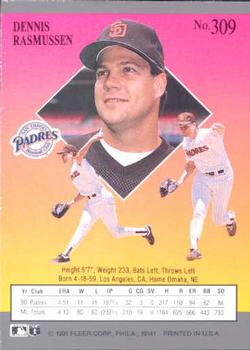 Dennis Rasmussen  baseball card collectible - Main Image 2