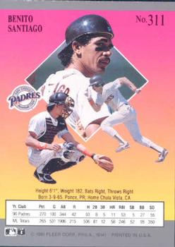 Benito Santiago  baseball card collectible - Main Image 2