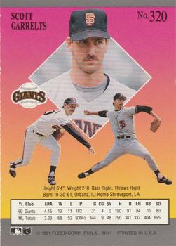 Scott Garrelts  baseball card collectible - Main Image 2