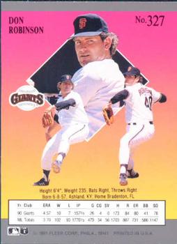 Don Robinson  baseball card collectible - Main Image 2