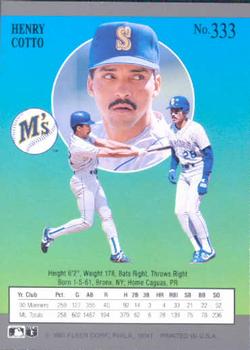 Henry Cotto  baseball card collectible - Main Image 2