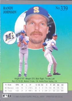 Randy Johnson  baseball card collectible - Main Image 2