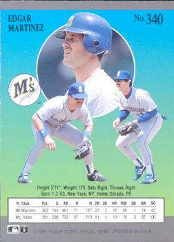 Edgar Martinez  baseball card collectible - Main Image 2