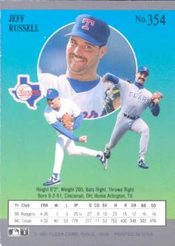 Jeff Russell  baseball card collectible - Main Image 2