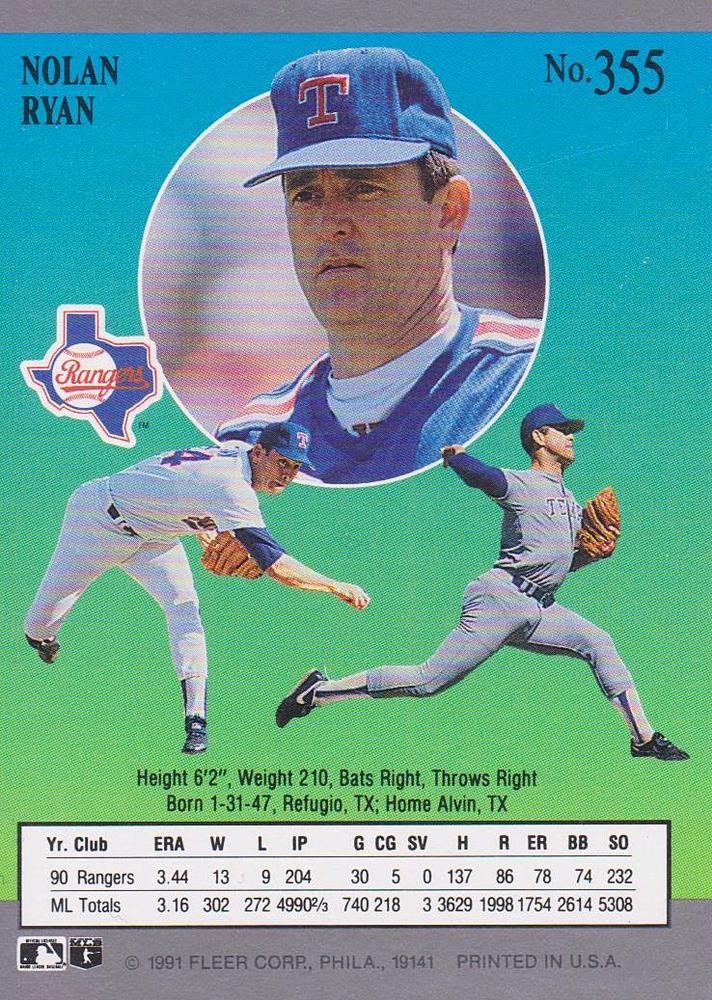 Nolan Ryan  baseball card collectible - Main Image 2