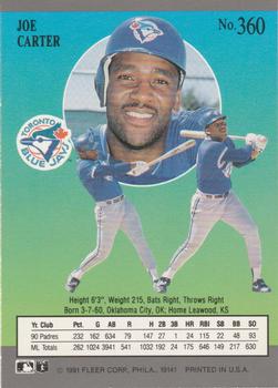 Joe Carter  baseball card collectible - Main Image 2