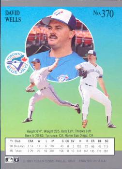 David Wells  baseball card collectible - Main Image 2