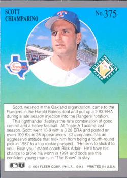 Scott Chiamparino  baseball card collectible - Main Image 2