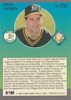 Steve Chitren  baseball card collectible - Main Image 2