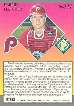 Darrin Fletcher  baseball card collectible - Main Image 2