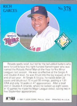 Rich Garces  baseball card collectible - Main Image 2