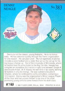 Denny Neagle  baseball card collectible - Main Image 2