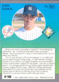 John Ramos  baseball card collectible - Main Image 2