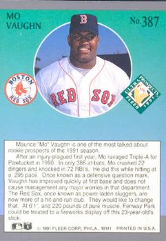 Mo Vaughn  baseball card collectible - Main Image 2