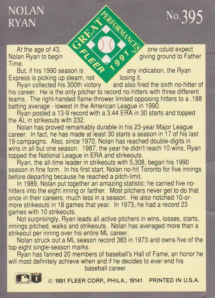 Nolan Ryan  baseball card collectible - Main Image 2