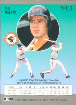 Bob Melvin  baseball card collectible - Main Image 2