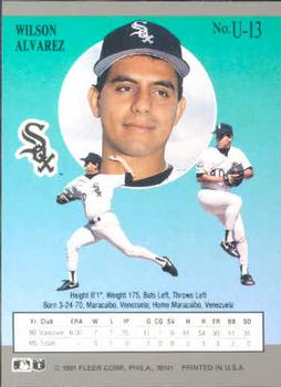 Wilson Alvarez  baseball card collectible - Main Image 2